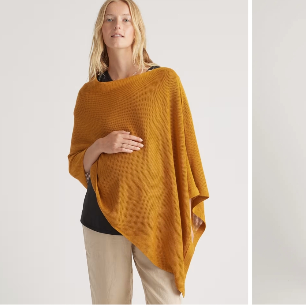 Quince Lightweight Cotton Cashmere Nursing Shawl